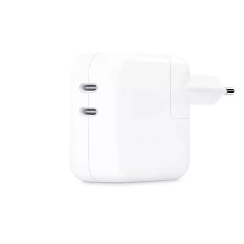 Cargador móvil Apple MW2K3ZM/A 2 puertos USB Type-C blanco