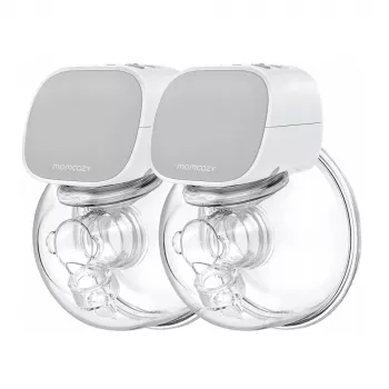 Sacaleches Momcozy S9 Pro doble gris BP202-GR00BA-A — cómodo sacaleches eléctrico doble ajustable