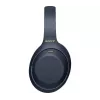 Auriculares Sony WH1000XM4L.CE7, circumaurales, con cable e inalámbricos (Bluetooth, USB-C), azul, diadema