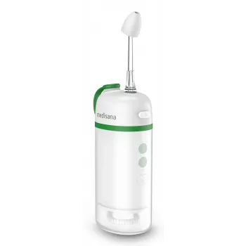Irrigador bucal inalámbrico Medisana NI 200 — depósito de agua de 0,15 L, 3 programas, USB‑C, 1400 mAh