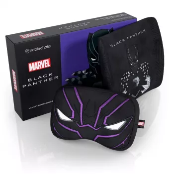 noblechairs Set de cojines Memory Foam - Black Panther Edition