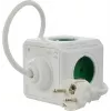 Regleta Allocacoc PowerCube Extended tipo E 1,5 m 5 tomas AC interior verde