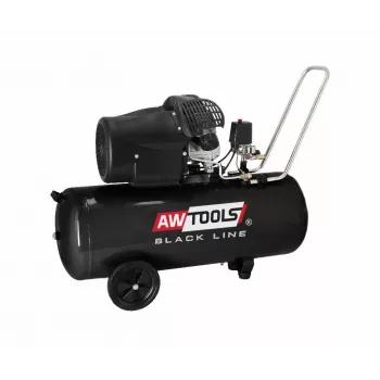 Compresor de aire AWTools AC100V 100 l 3,0 CV — depósito vertical, lubricado por aceite, monofásico