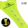Chaleco reflectante LED de seguridad MACLEAN MCE425 – visibilidad 360°, talla ajustable