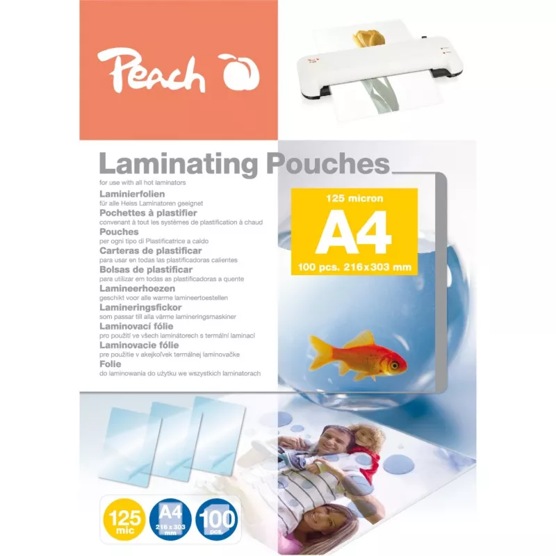 Peach PP525-02 fundas de laminar 100 uds.