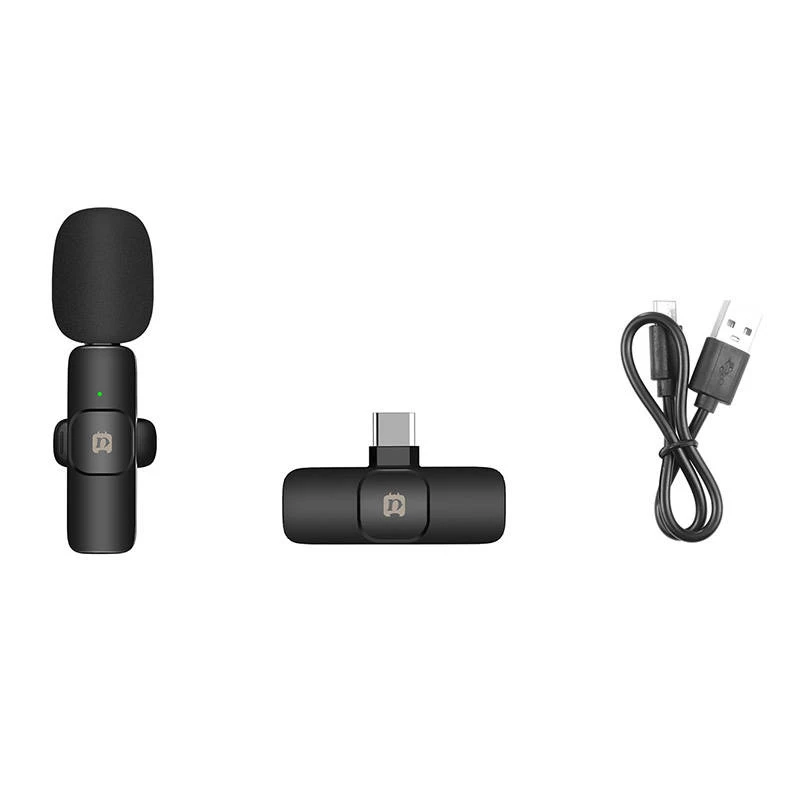 Micrófono inalámbrico Puluz PU3151B lavalier Type-C