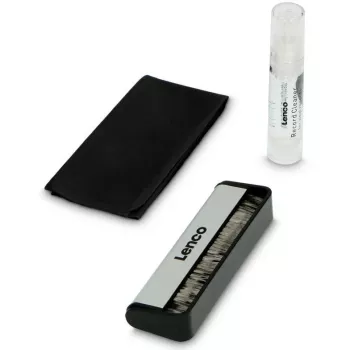 Lenco TTA-3IN1 - Cepillo de limpieza para disco de vinilo - Fibra de carbono