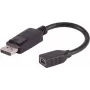 Adaptador DisplayPort ShiverPeaks 10-01031 — cable de 0,2 m, compatible con 4K