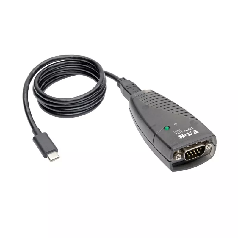 Adaptador Tripp USB-C a serie (DB9) - Keyspan, alta velocidad (M/M)