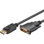 Wentronic Goobay Cable adaptador DisplayPort a DVI-D 1.2, negro, 5 m – Conector DisplayPort macho > Conector DVI-D macho Dual-Link (24+1 pines) (51963)