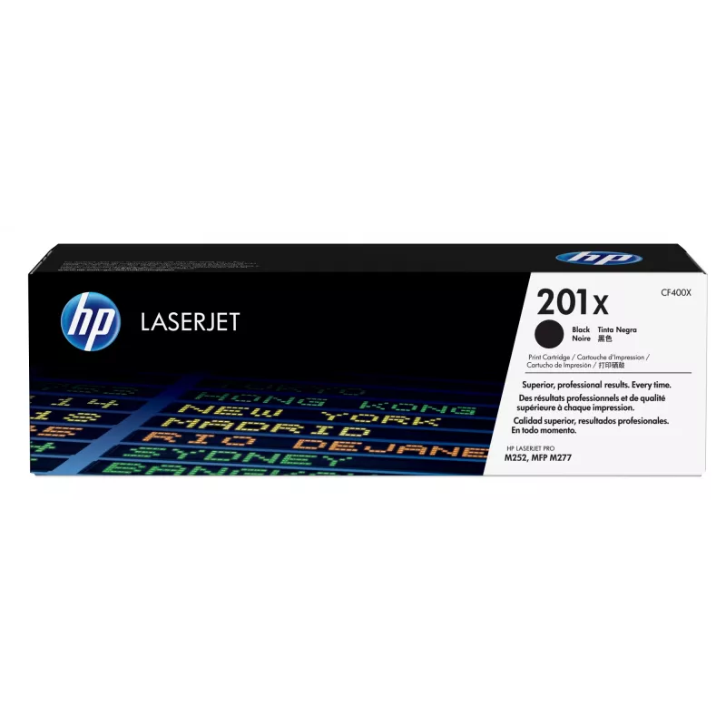 HP 201X High Yield Cartucho de tóner Original LaserJet Negro, 2800 páginas, Negro, 1 ud.