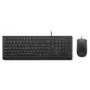 Conjunto de teclado y ratón con cable Lenovo Essential 4X31R64445 — Teclado de tamaño completo con cable USB y ratón USB con cable