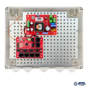 Kit de cámara IP Atte IP-5-11-L3 con 5 puertos PoE y 1 uplink