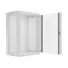 Armario de instalación de pared Lanberg 19'' 18U 600x450mm gris (puerta lisa)