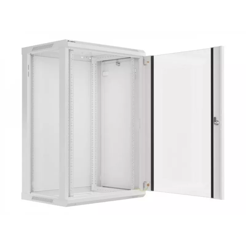 Armario de instalación de pared Lanberg 19'' 18U 600x450mm gris (puerta lisa)