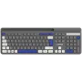 Teclado inalámbrico CANYON HKB-W03 gris – diseño compacto, funciona con pilas AAA, modelo CNS-HKBW03DG