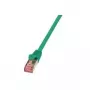 Logilink PrimeLine - Cable de red - RJ-45 (M) - RJ-45 (M) - 7,5 m - SFTP, PiMF - CAT 6 - libre de halógenos - verde (CQ2085S)