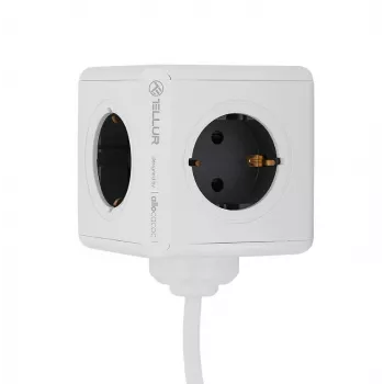 Regleta Tellur Power Cube Extended 4 tomas 2 puertos USB