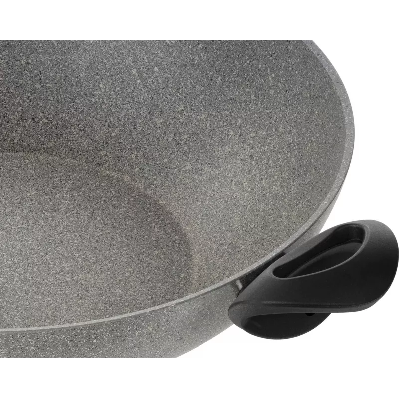 Sartén wok Ballarini Ferrara FERR8KD.36D 36 cm, revestimiento de granito, dos asas y tapa