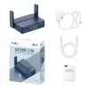 Router portátil Cudy TR3000 AX3000 Wi‑Fi 6, Gigabit Ethernet WAN/LAN, USB-A, antenas externas, azul