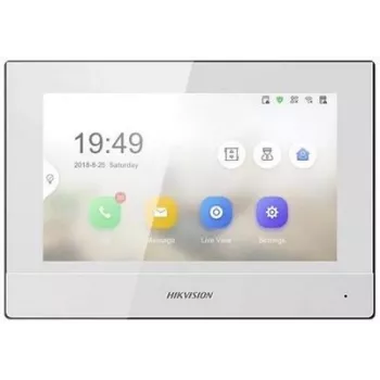 Videoportero Hikvision DS-KH6320-WTE1-W 17,8 cm (7 pulgadas) Blanco