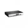 Switch gestionado inteligente D-Link 8 puertos Gigabit PoE con 2 puertos SFP