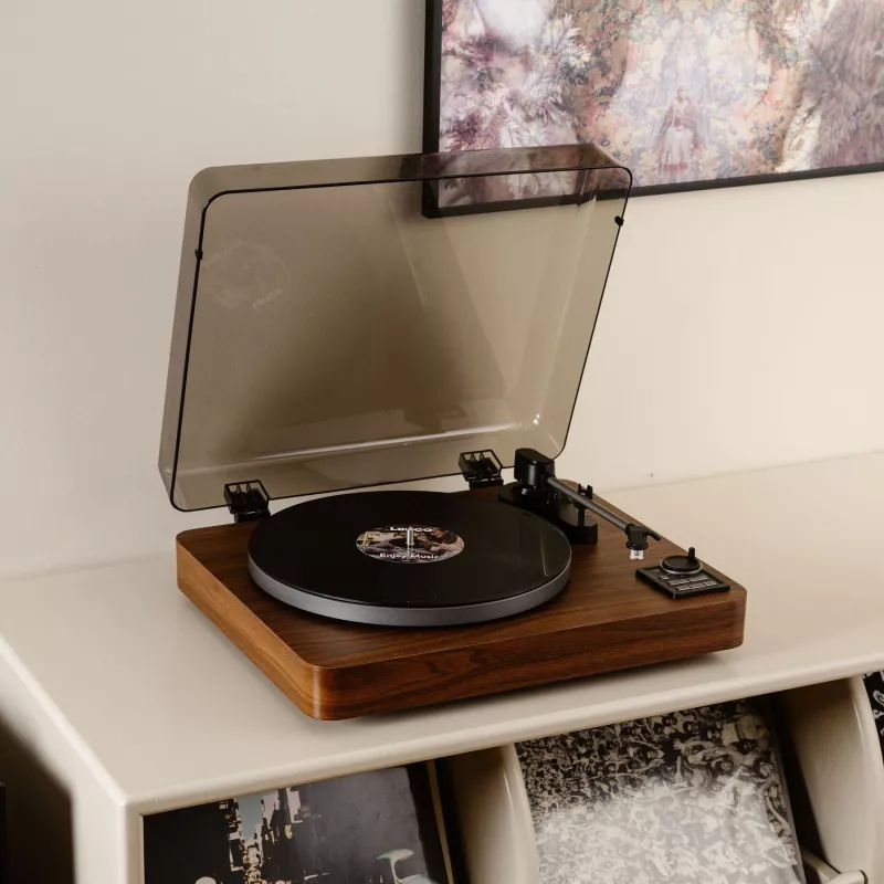 Tocadiscos Lenco LBTA-165 Madera con conectividad Bluetooth