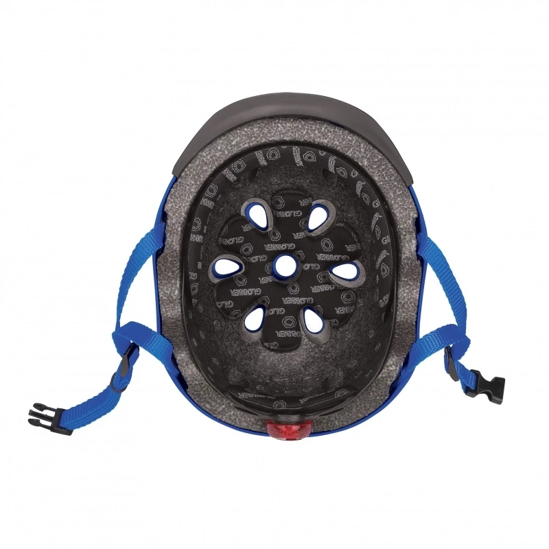 Globber | Azul oscuro | Casco Elite Lights Racing, XS/S (48-53 cm) | 507-300