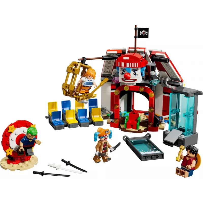 Set de juego LEGO Bricks Buggy del payaso carpa de circo 75637 — 573 piezas, 4 minifiguras, edad 8+