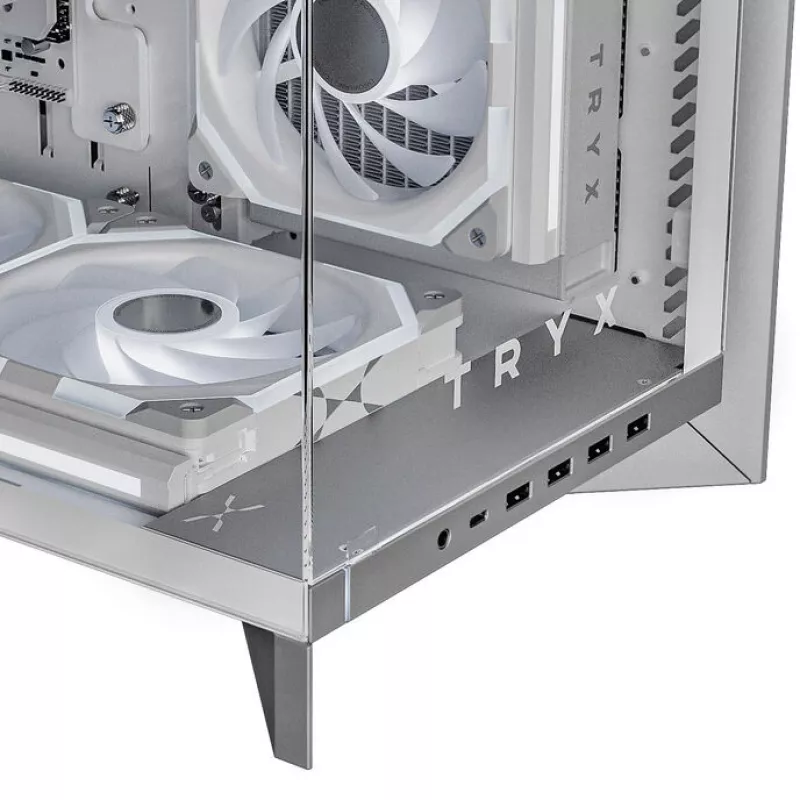 Caja TRYX LUCA L70 semitorre ARGB blanca