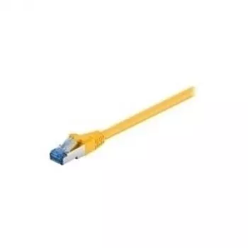 Wentronic Goobay cable de red CAT 6a, S/FTP (PiMF), amarillo, 3 m - LSZH libre de halógenos, cobre (93781)