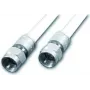 Cable coaxial Preisner FS-FS2015 1,5 m F blanco