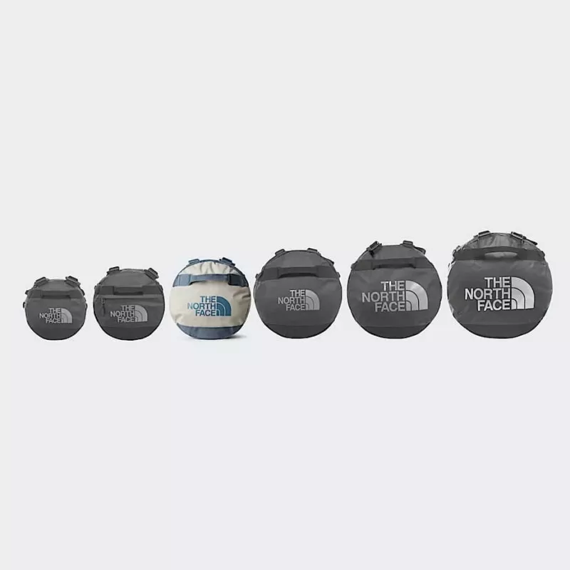 Bolsa de viaje The North Face Base Camp Duffel M - stone slab/granite Gris