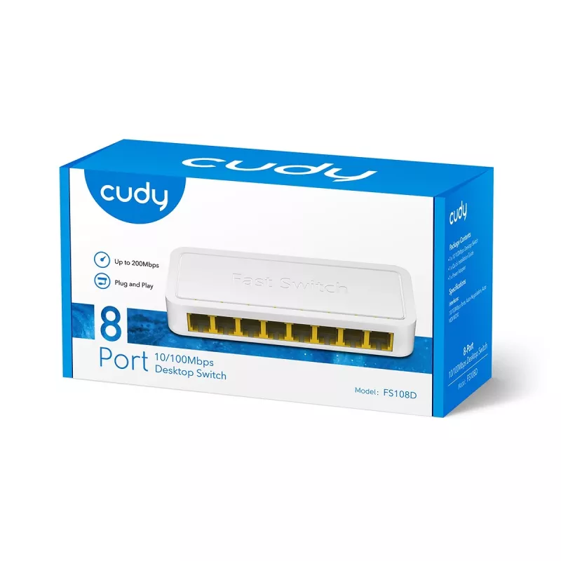 Switch de red Cudy FS108D Fast Ethernet 10/100