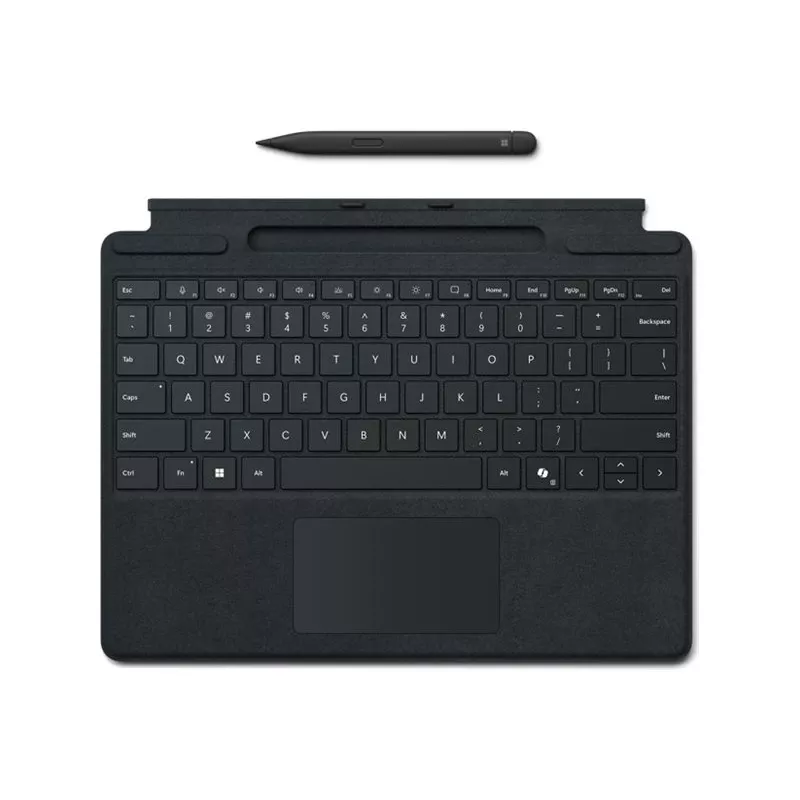 Microsoft Surface Pro teclado con lápiz delgado QWERTY inglés negro