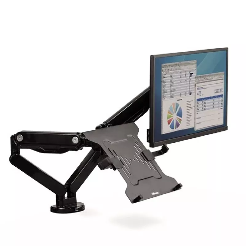 Fellowes Ergonomics Base para portátil para brazos de monitor – soportes VESA