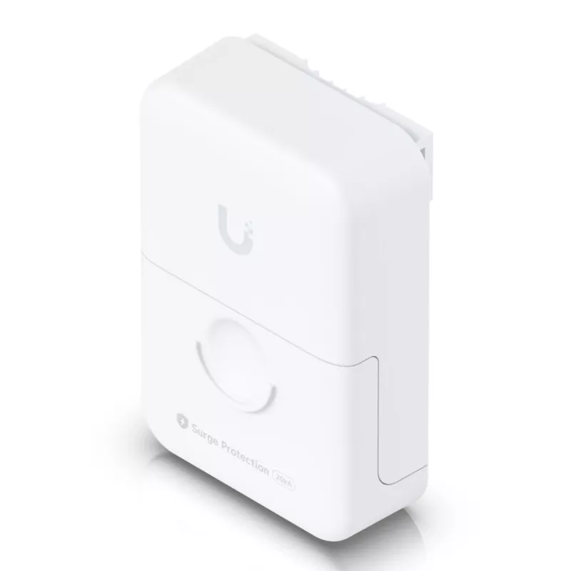 Protector contra sobretensiones Ethernet UBIQUITI UACC-ETH-SP-Pro — 10 Gbit/s, 600 V, policarbonato, blanco
