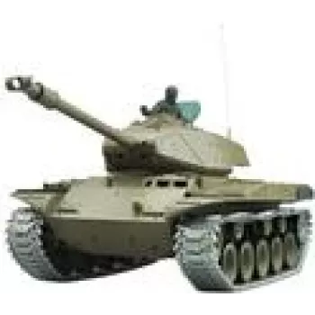 Amewi 23045 modelo RC vehículo terrestre militar radiocontrolado tanque RC motor eléctrico 1:16 (23045)