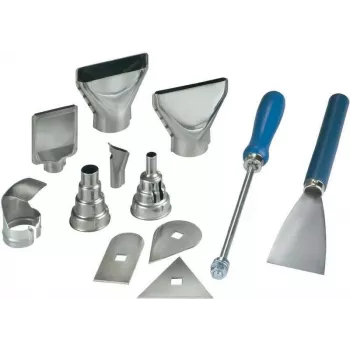 Set de accesorios para pistola de aire caliente Steinel 070007 — set de 12 piezas de boquillas y adaptadores