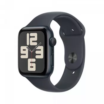 Smartwatch Apple Watch SE 2 GPS 44mm, correa deportiva M/L, medianoche (MXEK3ET/A)