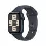 Apple Watch SE 2 GPS 44mm Correa deportiva M/L Smartwatch, Medianoche (MXEK3ET/A)