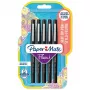 Rotulador Papermate Flair Original punta media negro 5 uds.