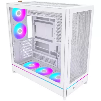 Caja de PC Montech HS01 PRO semitorre blanca