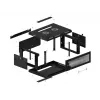 Armario rack Lanberg WF01-6404-23B 4U de pared negro