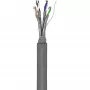 Cable de red Wentronic Goobay CAT 6, S/FTP (PiMF), gris, 305 m – mezcla de cobre CCA, AWG 23/1 (sólido), PVC (95696)