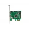 Tarjeta DeLOCK PCI Express x1 a 2 conectores hembra USB Type-C™