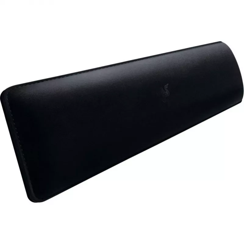 Reposamuñecas Razer RC21-01710100-R3M1 — piel sintética, espuma viscoelástica, 356 mm × 8,9 mm, negro