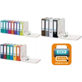 Elba Rado Top - Ojal de sujeción - Almacenamiento - Papel - Plástico - Negro - 8 cm - 290 mm (100202154)