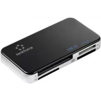 Renkforce RF-PCR-350 lector de tarjetas USB 3.0 externo, negro (RF-5173664)