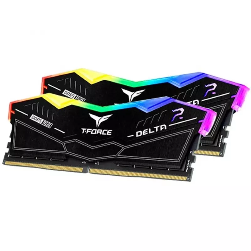 DIMM 64 GB DDR5-6000 (2x 32 GB) Dual-Kit, memoria negra, FF3D564G6000HC38ADC01, Delta RGB, INTEL XMP